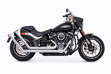 Load image into Gallery viewer, FREEDOM UPSWEEP W/FISHTAILS CHROME M8 SOFTAIL HD00763