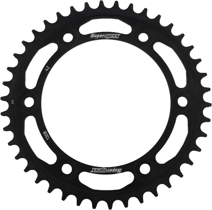 SUPERSPROX STEEL SPROCKET 42T BLACK RFE-1308-42-BLK