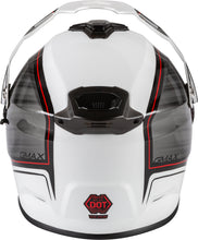 Load image into Gallery viewer, GMAX AT-21 ADVENTURE RALEY HELMET WHITE/GREY/RED SM G1211014