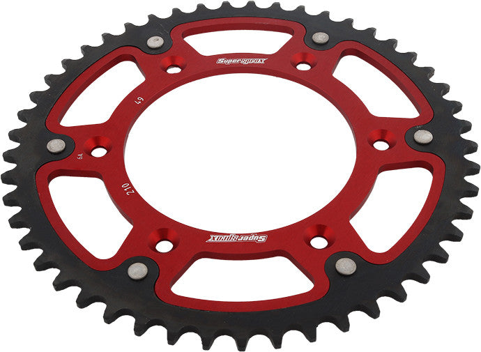 SUPERSPROX STEALTH SPROCKET 49T RED RST-210-49-RED