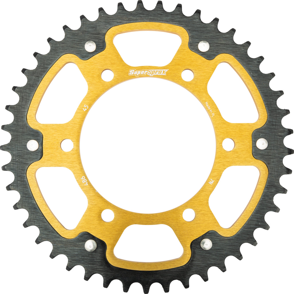 SUPERSPROX STEALTH SPROCKET 45T GOLD RST-486-45-GLD