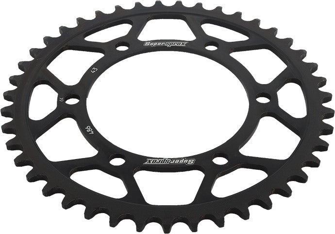 SUPERSPROX STEEL SPROCKET 43T BLACK RFE-486-43-BLK