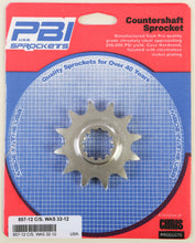 Load image into Gallery viewer, PBI COUNTERSHAFT STEEL SPROCKET 12T 857-12