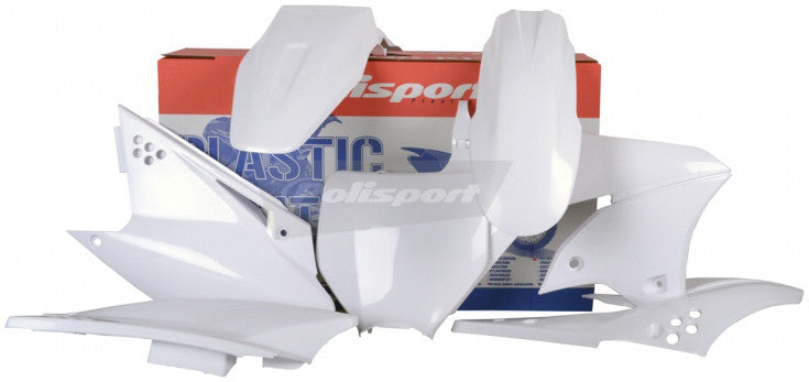 POLISPORT PLASTIC BODY KIT WHITE 90129