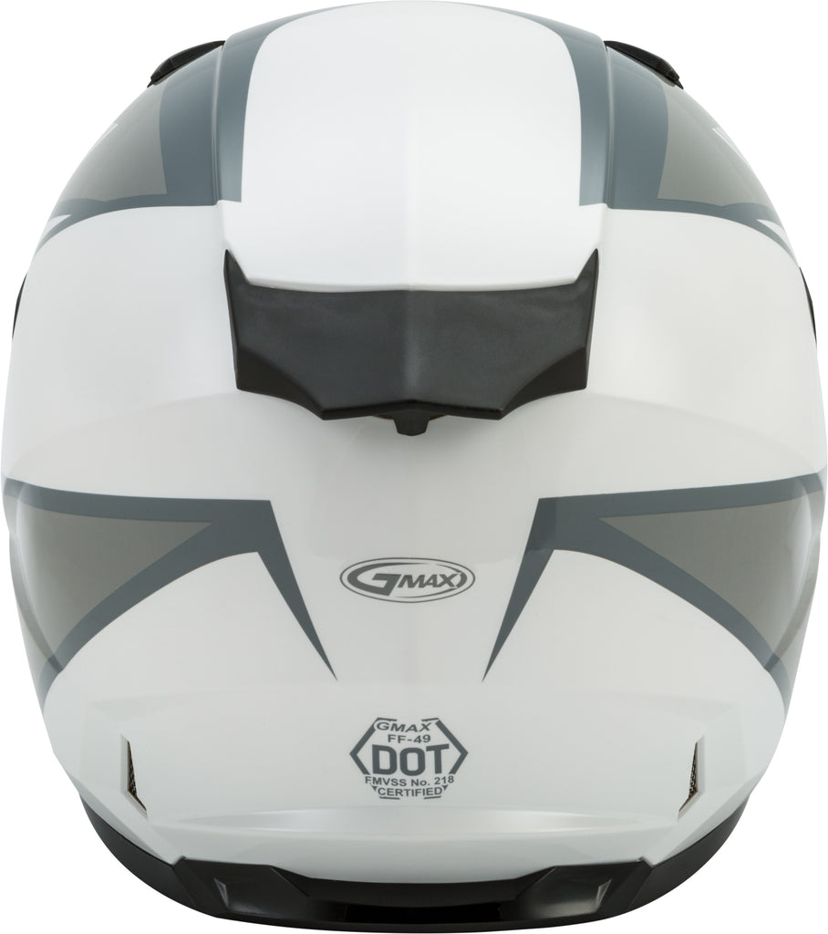 GMAX FF-49 FULL-FACE DEFLECT HELMET WHITE/GREY SM G1494464