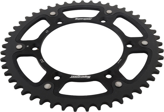 SUPERSPROX STEALTH SPROCKET 49T BLACK RST-245-49-BLK