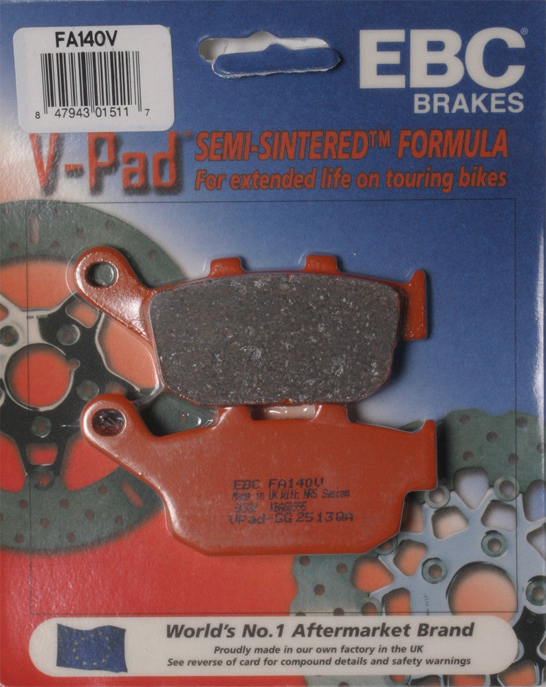 EBC BRAKE PADS V-SERIES FA140V-atv motorcycle utv parts accessories gear helmets jackets gloves pantsAll Terrain Depot