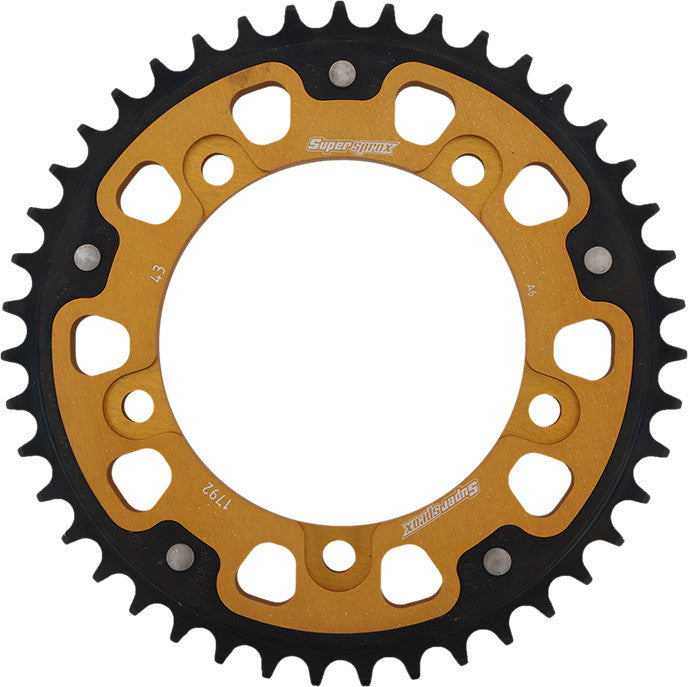 SUPERSPROX STEALTH SPROCKET 43T GOLD RST-1792-43-GLD