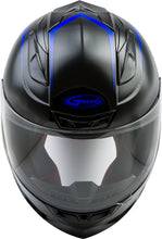 Load image into Gallery viewer, GMAX FF-88 FULL-FACE PRECEPT HELMET BLACK/BLUE 2X G1884048