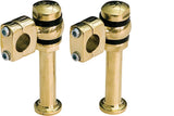 PAUGHCO OFFSET POST STYLE RISERS BRASS 5