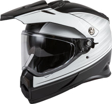 Load image into Gallery viewer, GMAX AT-21 ADVENTURE RALEY HELMET MATTE BLACK/WHITE MD G1211075