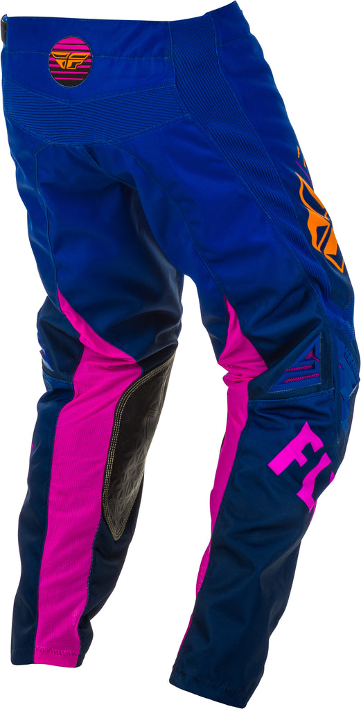 FLY RACING KINETIC K220 PANTS MIDNIGHT/BLUE/ORANGE SZ 20 373-53920