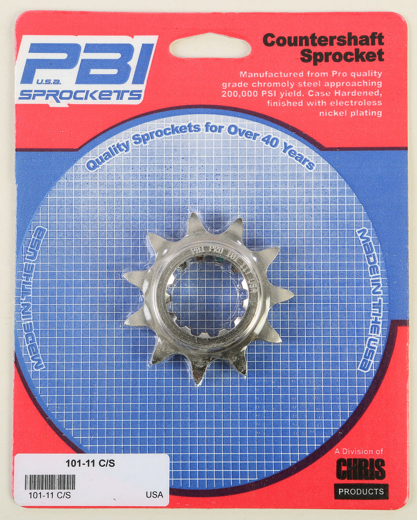 PBI COUNTERSHAFT STEEL SPROCKET 11T 101-11-atv motorcycle utv parts accessories gear helmets jackets gloves pantsAll Terrain Depot