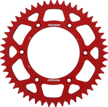 Load image into Gallery viewer, SUPERSPROX ALUMINUM SPROCKET 50T RED RAL-210-50-RED