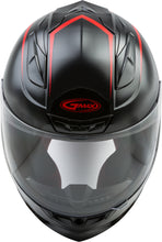 Load image into Gallery viewer, GMAX FF-88 FULL-FACE PRECEPT HELMET BLACK/RED 3X G1884039