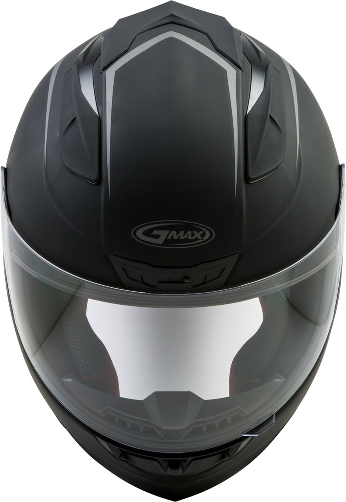 GMAX FF-88 FULL-FACE PRECEPT HELMET MATTE BLACK/GREY XS G1884073