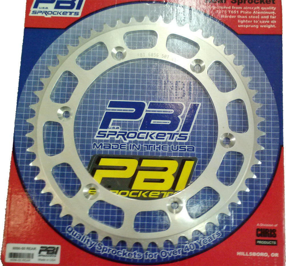 PBI REAR ALUMINUM SPROCKET 50T 6056-50-3