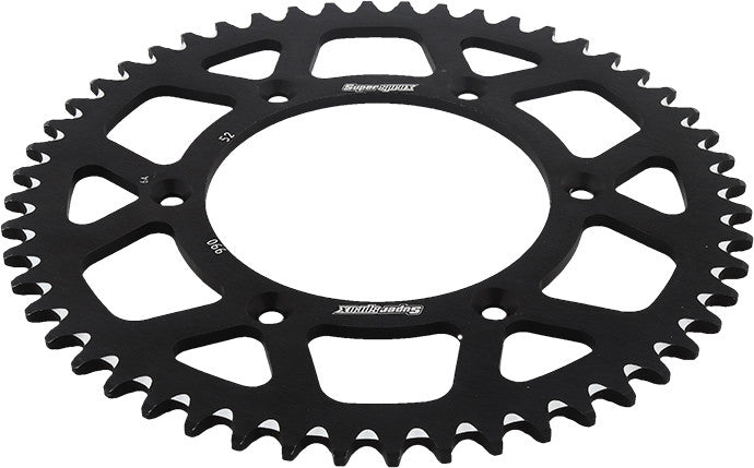 SUPERSPROX ALUMINUM SPROCKET 52T BLACK RAL-990-52-BLK