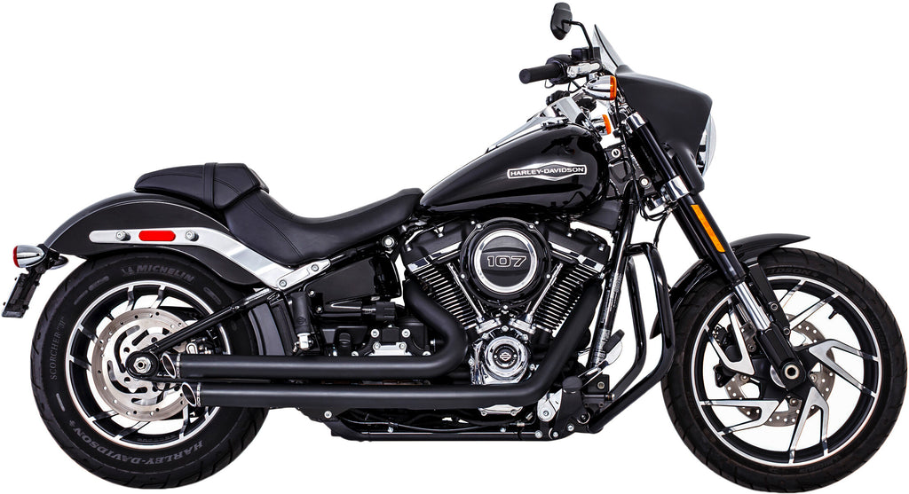 FREEDOM INDEPENDENCE SLASH BLACK W/BLACK SCULPTD TIP M8 SOFTAIL HD00743