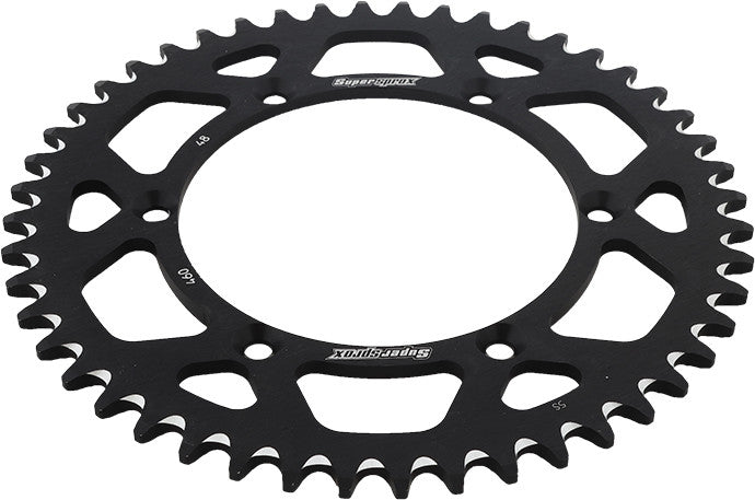 SUPERSPROX ALUMINUM SPROCKET 48T BLACK RAL-460-48-BLK