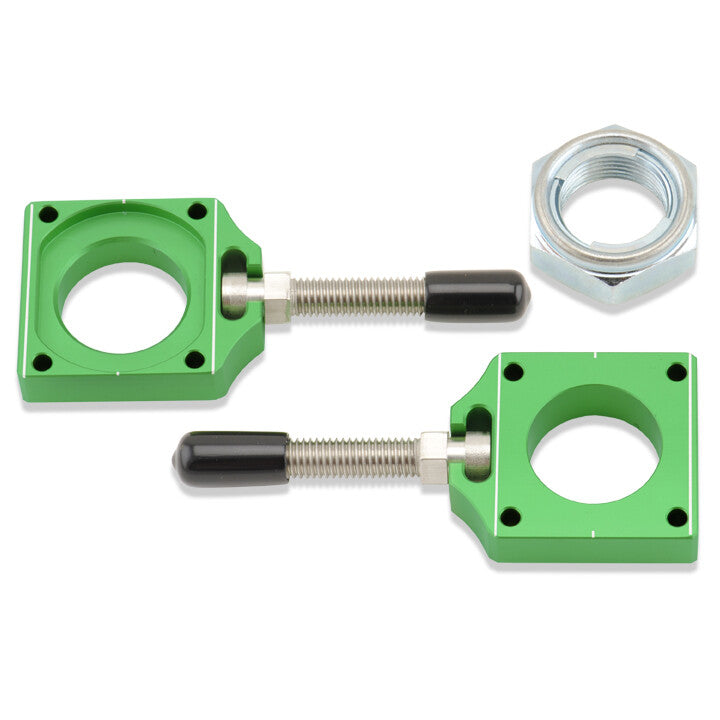 BOLT CHAIN ADJUSTER BLOCKS KAW GREEN CHAD-KX.GR