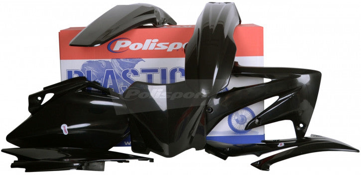 POLISPORT PLASTIC BODY KIT BLACK 90177