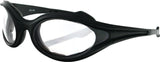 BOBSTER FOAMERZ SUNGLASSES BLACK W/CLEAR LENS ES114C