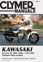 CLYMER REPAIR MANUAL KAW 1000/1100 FOURS CM451-3-atv motorcycle utv parts accessories gear helmets jackets gloves pantsAll Terrain Depot