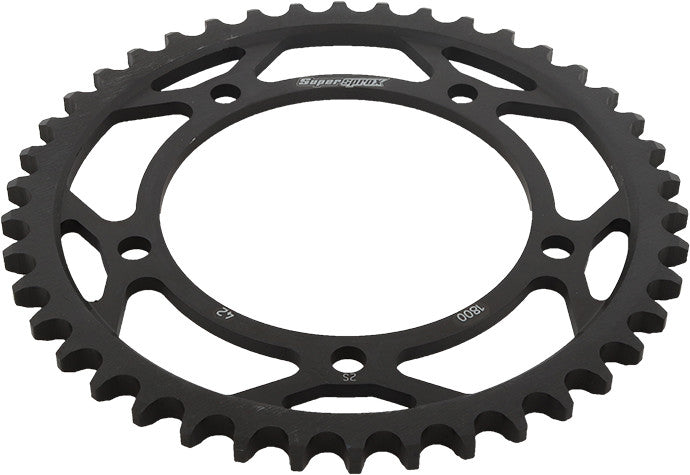 SUPERSPROX STEEL SPROCKET 42T BLACK RFE-1800-42-BLK