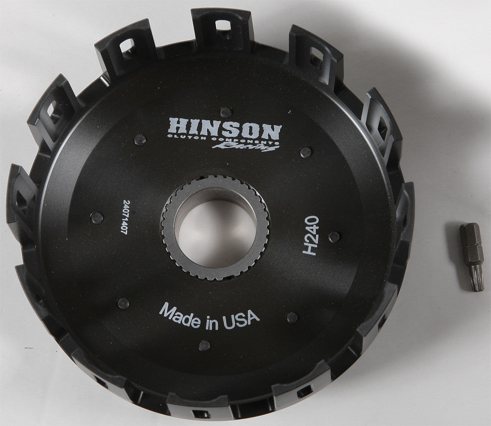 HINSON HINSON BILLET CLUTCH BASKET H240-atv motorcycle utv parts accessories gear helmets jackets gloves pantsAll Terrain Depot