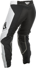 Load image into Gallery viewer, FLY RACING WOMEN&#39;S LITE RACE PANTS WHITE/BLACK SZ 20 191361057854