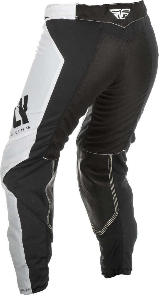 FLY RACING WOMEN'S LITE RACE PANTS WHITE/BLACK SZ 22 191361057861