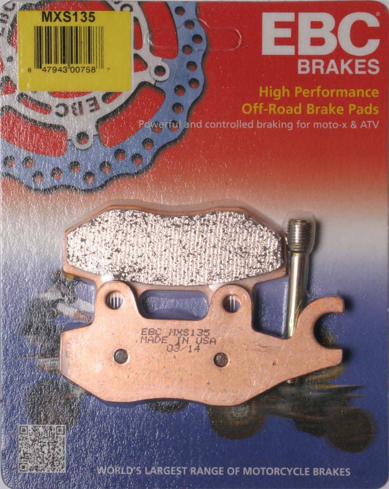 EBC BRAKE PADS MXS135-atv motorcycle utv parts accessories gear helmets jackets gloves pantsAll Terrain Depot