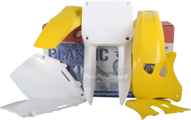 POLISPORT PLASTIC BODY KIT YELLOW 90093