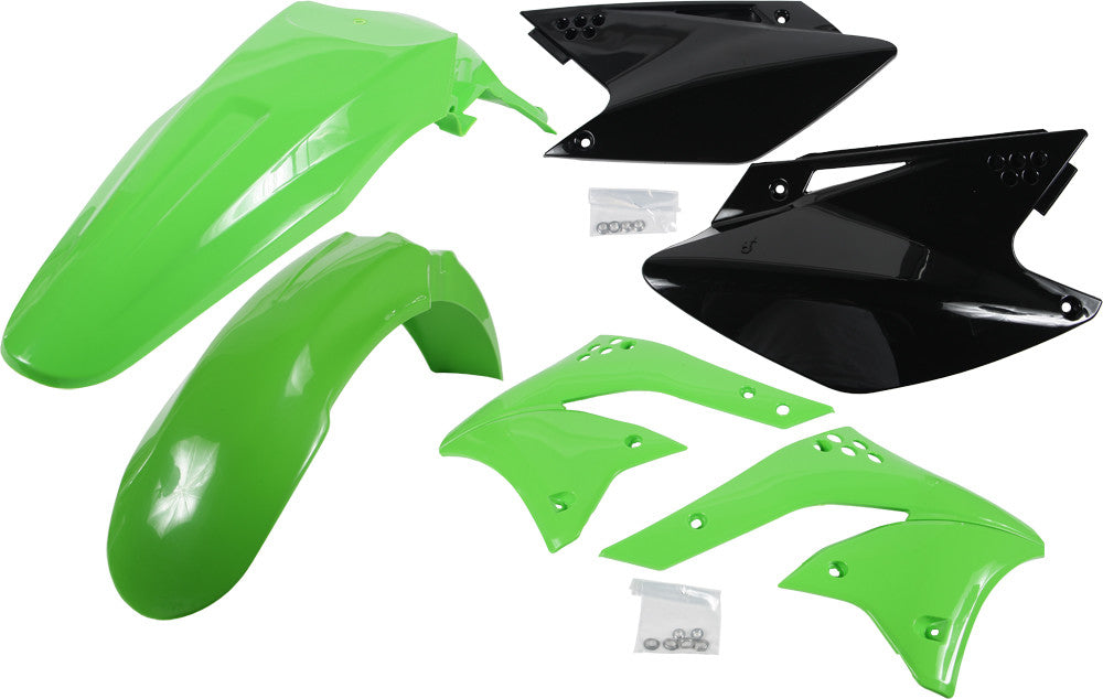 ACERBIS PLASTIC KIT GREEN 2041050357-atv motorcycle utv parts accessories gear helmets jackets gloves pantsAll Terrain Depot