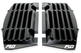 FLO MOTORSPORTS HIGH FLOW RADIATOR BRACES BLACK FLO750BLK