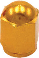 DRC AIR VALVE CAPS GOLD 2/PK D58-03-103