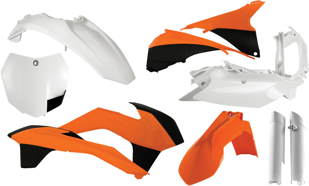 ACERBIS FULL PLASTIC KIT ORANGE 2314333914-atv motorcycle utv parts accessories gear helmets jackets gloves pantsAll Terrain Depot