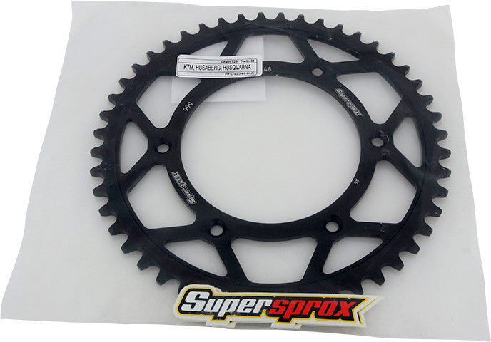 SUPERSPROX STEEL SPROCKET 48T BLACK RFE-990-48-BLK