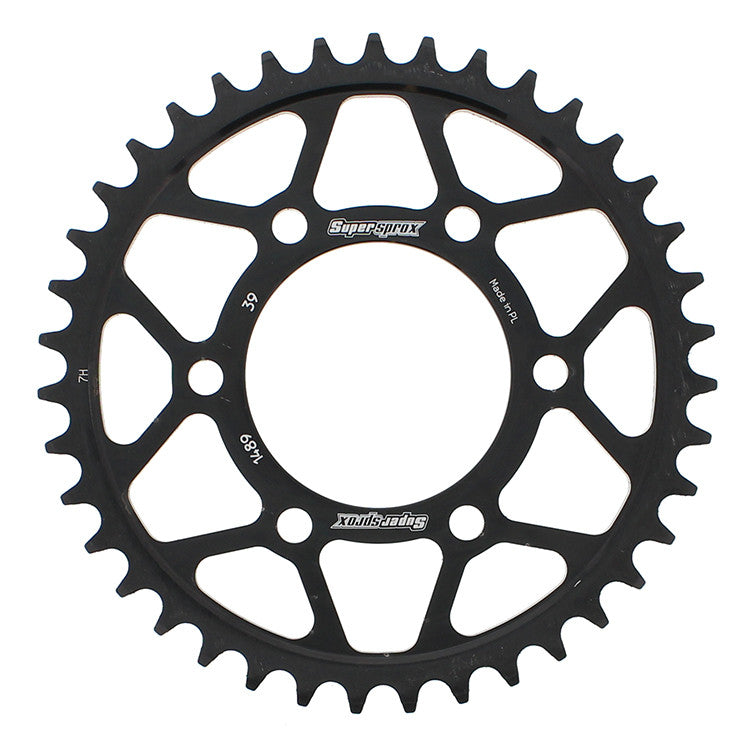 SUPERSPROX STEEL SPROCKET 39T BLACK RFE-1489-39-BLK