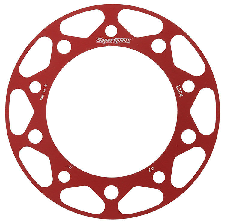 SUPERSPROX EDGE SPROCKET DISK RED RACD-1304-42-RED