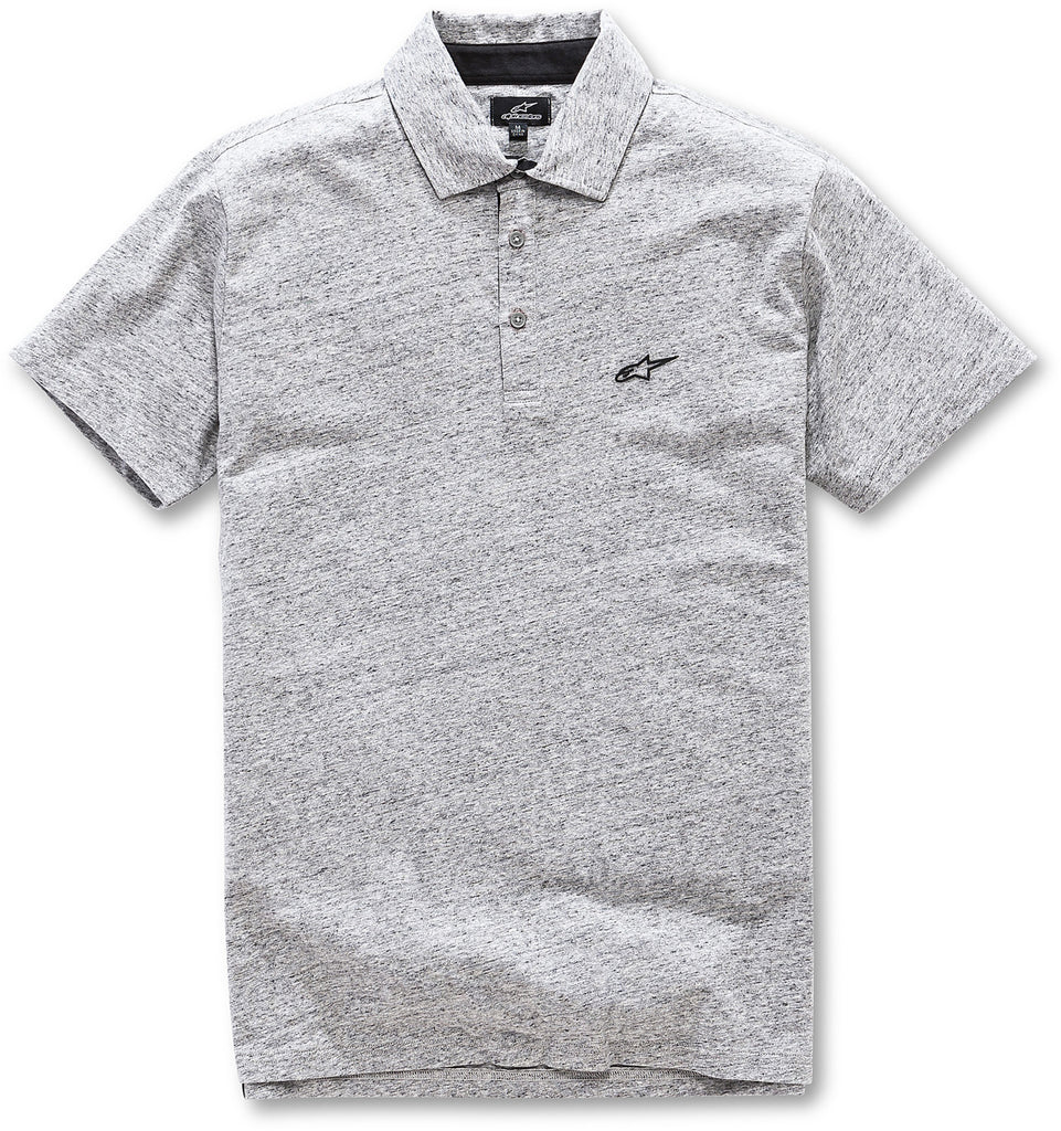 ALPINESTARS ETERNAL POLO SHIRT GREY HEATHER SM 1018-41004-111-S