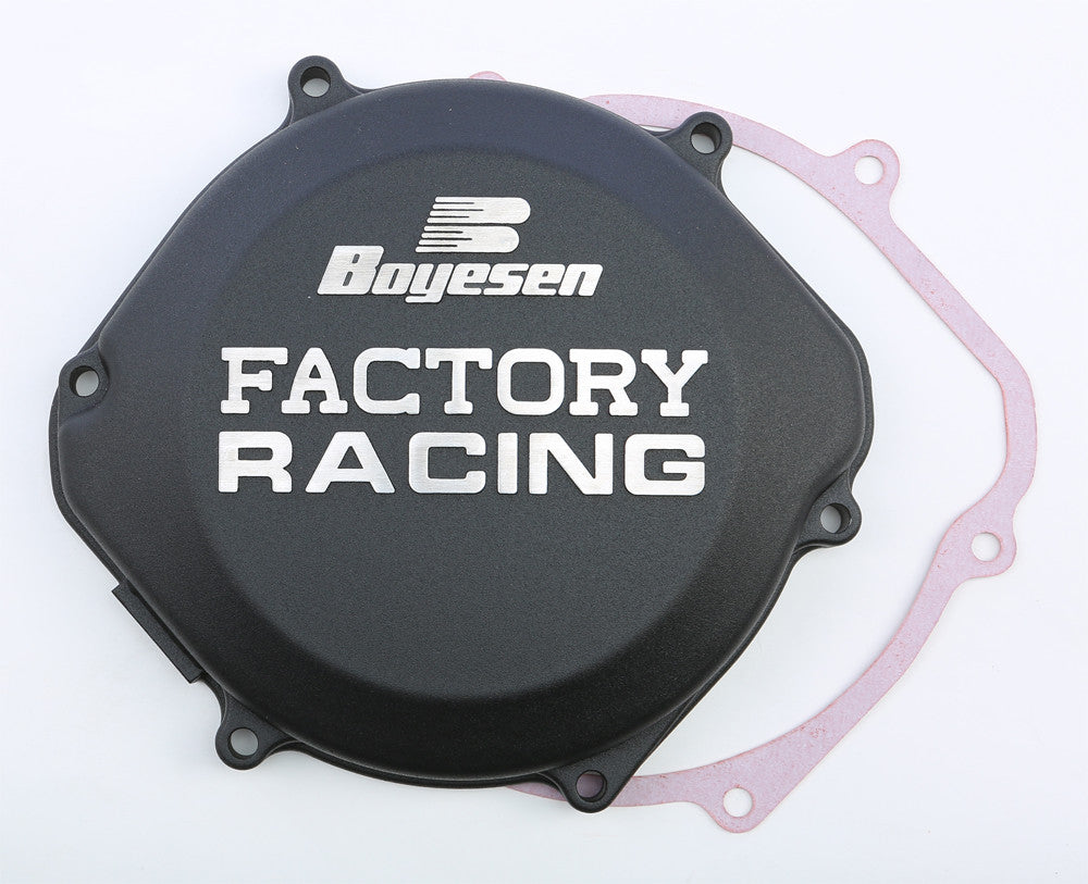 BOYESEN FACTORY RACING CLUTCH COVER BLACK CC-02B