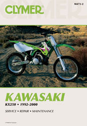 CLYMER REPAIR MANUAL KAW KX250 CM473-2-atv motorcycle utv parts accessories gear helmets jackets gloves pantsAll Terrain Depot