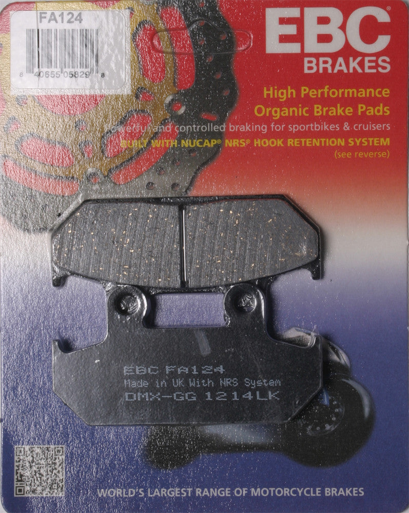 EBC BRAKE PADS FA124-atv motorcycle utv parts accessories gear helmets jackets gloves pantsAll Terrain Depot