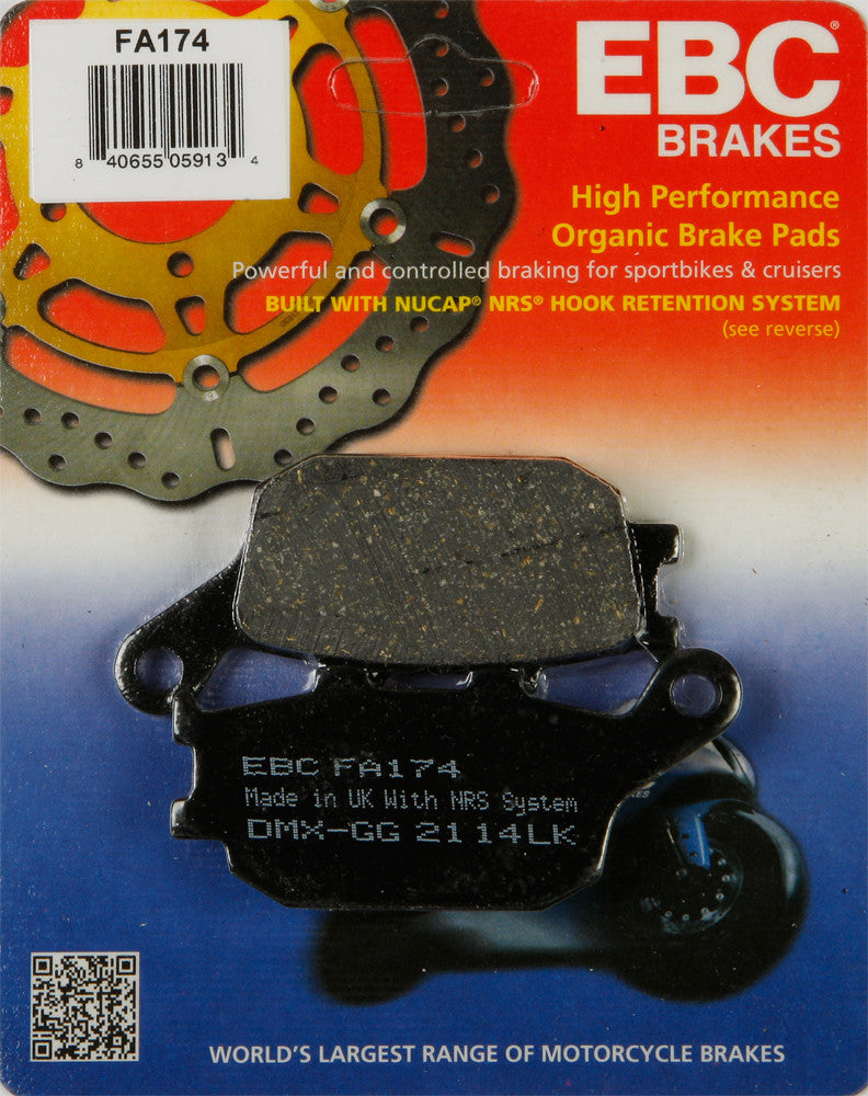 EBC BRAKE PADS FA174-atv motorcycle utv parts accessories gear helmets jackets gloves pantsAll Terrain Depot