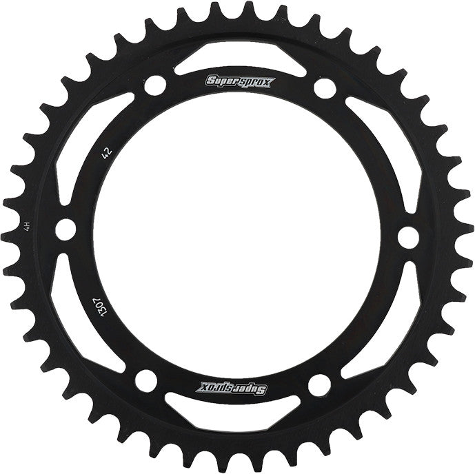 SUPERSPROX STEEL SPROCKET 42T BLACK RFE-1307-42-BLK