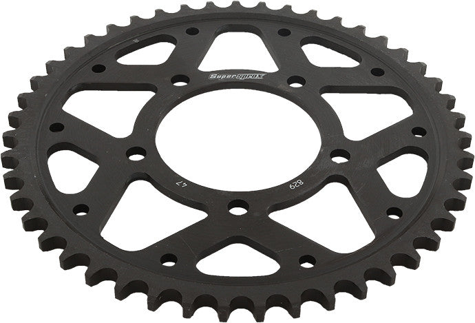 SUPERSPROX STEEL SPROCKET 47T BLACK RFE-829-47-BLK