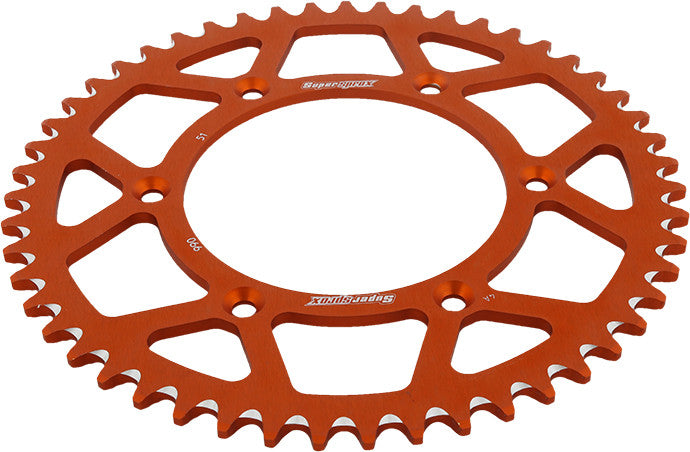 SUPERSPROX ALUMINUM SPROCKET 51T ORANGE RAL-990-51-ORG