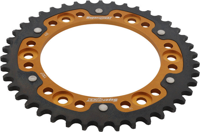 SUPERSPROX STEALTH SPROCKET 42T GOLD RST-1307-42-GLD